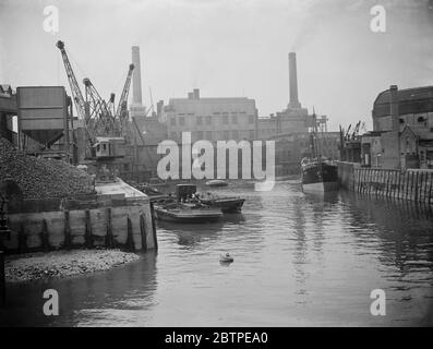 Deptford Power Station . Bis 11. August 1937 Stockfoto