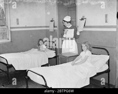 Gravesend Krankenhaus in Kent . Kinder . 1939 Stockfoto