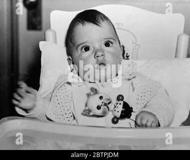 Dionne Quins . Marie ist hellwach. Stockfoto