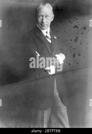 Ex-Kronprinz Wilhelm von Deutschland [Sohn des deutschen Kaisers Wilhelm II.] April 1931 Stockfoto