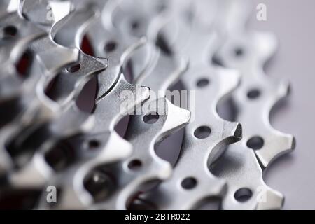 Silber und Chrom Farbe Stockfoto