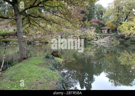 orientalischer Park von maulévrier in frankreich Stockfoto