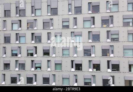 Oslo, norwegen 21. Mai 2019 viele Zimmerfenster in der Nähe der Oper in oslo Norwegen Stockfoto