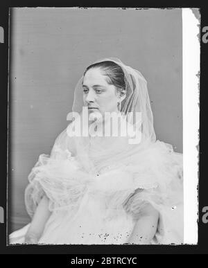 Unbekannte Frau. Stockfoto