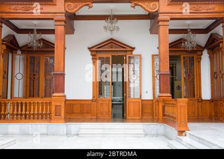 Andres Del Castillo Museum in Casa Belen, Plaza San Martin, Lima, Peru, Südamerika Stockfoto