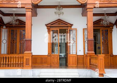 Andres Del Castillo Museum in Casa Belen, Plaza San Martin, Lima, Peru, Südamerika Stockfoto