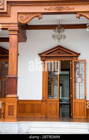 Andres Del Castillo Museum in Casa Belen, Plaza San Martin, Lima, Peru, Südamerika Stockfoto