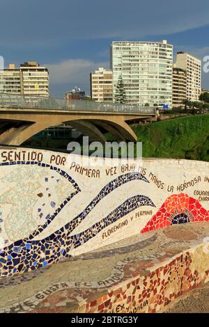 Parque de Amor, Miraflores, Lima, Peru Stockfoto