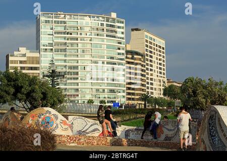 Parque de Amor, Miraflores, Lima, Peru Stockfoto