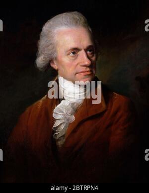 Sir William Herschel (Friedrich Wilhelm Herschel; 1738-1822), Porträt von Lemuel Francis Abbott, Öl auf Leinwand, 1785. Stockfoto