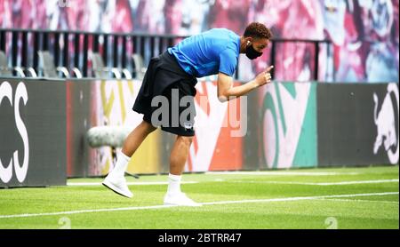 Leipzig, Deutschland. Mai 2020. Matheus Cunha, Ganzfigur firo, Fußball: 27.05.2020 1.Bundesliga, Saison 19/20 2019/2020 28. Spieltag: RB Leipzig - Hertha BSC, Berlin PICTURE POINT/Roger Petzsche/Pool/firo Sportfoto Verwendung weltweit Quelle: dpa/Alamy Live News Stockfoto