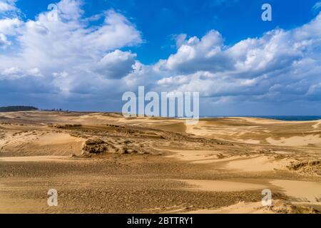 Tottori Sand Dunes (Tottori Sakyu). Die größte Sanddüne Japans, Teil des Sanin Kaigan Nationalparks in der Präfektur Tottori, Japan Stockfoto