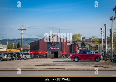 Sturgis, SD, USA - 29. Mai 2019: The Loud American Bar Stockfoto