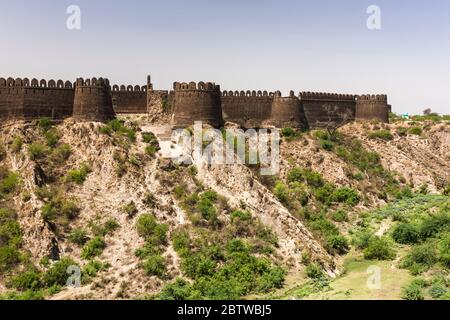 Rohtas Fort, Eastern Walls, Jhelum District, Punjab Province, Pakistan, Südasien, Asien Stockfoto