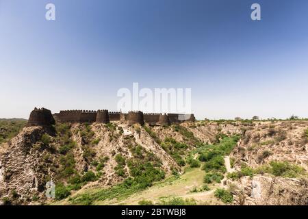 Rohtas Fort, Eastern Walls, Jhelum District, Punjab Province, Pakistan, Südasien, Asien Stockfoto