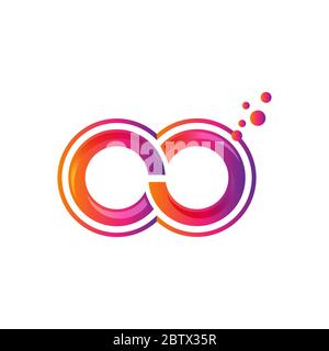 Infinity Logo Vektor Vorlage, Creative Infinity Logo Design Konzept Stock Vektor