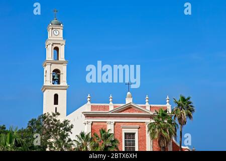 Jaffa ist eine alte Hafenstadt, die als eine der ältesten der Welt gilt. Jaffa wurde mit Tel Aviv in die Stadt Tel Aviv-Y eingegliedert Stockfoto