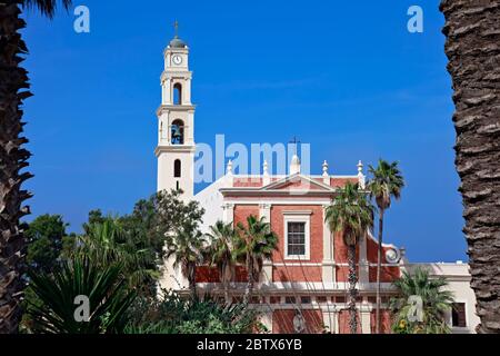 Jaffa ist eine alte Hafenstadt, die als eine der ältesten der Welt gilt. Jaffa wurde mit Tel Aviv in die Stadt Tel Aviv-Y eingegliedert Stockfoto