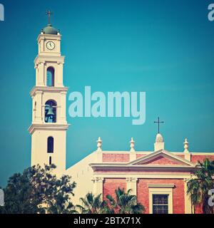 Jaffa ist eine alte Hafenstadt, die als eine der ältesten der Welt gilt. Jaffa wurde mit Tel Aviv in die Stadt Tel Aviv-Y eingegliedert Stockfoto