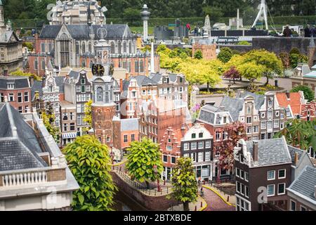 Miniatur Niederlande in Madurodam Open-Air-Ausstellung Stockfoto