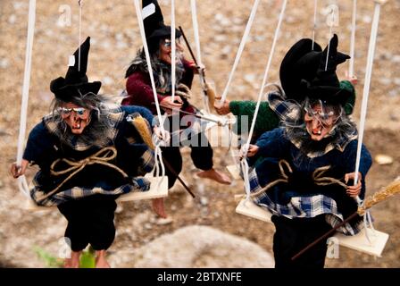 Bocken-Hexe im Harz in Deutschland Stockfoto