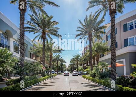 Der Bezirk bei Green Valley Ranch ist eine gehobene Mixed-Use-Entwicklung in Henderson, Nevada, neben dem Osten der Green Valley Ranch. Stockfoto