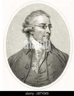 EDMUND BURKE (1729-1797) anglo-irischer Staatsmann und Philosoph Stockfoto