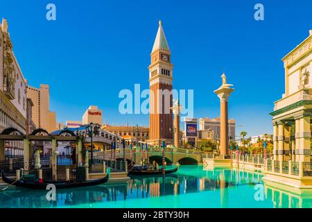 Venetian Hotel and Casino, Las Vegas, Nevada, Vereinigte Staaten von Amerika, Nordamerika Stockfoto