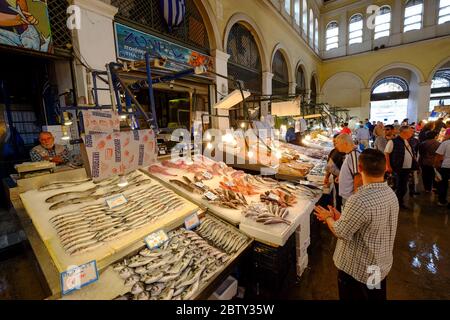 Zentraler Städtischer Markt Von Athen, Athen, Griechenland, Europa Stockfoto