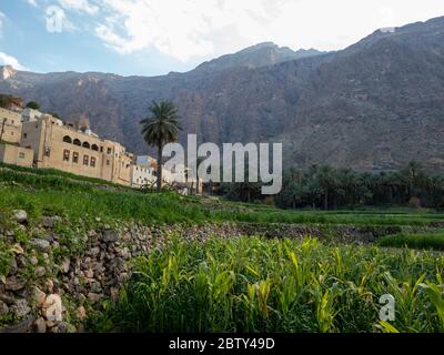 Bilad Sayt, ein Bergdorf im Al Hajar Gebirge, Sultanat von Oman, Naher Osten Stockfoto