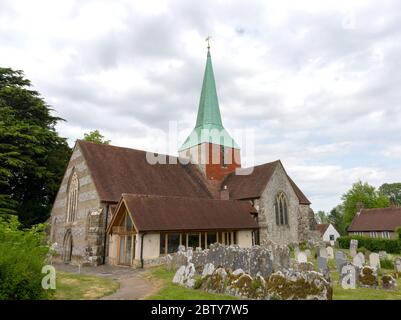 Harting Pfarrkirche St. Mary & St. Gabriel, South Harting, West Sussex, England, Großbritannien Stockfoto