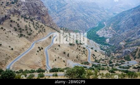 Bulbar Village [Howraman Valley / Kurdistan - Iran] Stockfoto