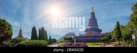 Doi Inthanon National Park Phra Mahathat Naphamethanadon und Naphaphon Phumomsiri Provinz, Chiang Mai Provinz Thailand Guard (19. Mai 2020, 22:43 Uhr: Stockfoto