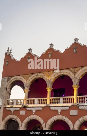 Palacio Municipal - historisches Rathaus, Merida, Yucatan, Mexiko Stockfoto