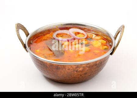 Chana Masala oder Kichererbsen Curry oder Punjabi chole Stockfoto