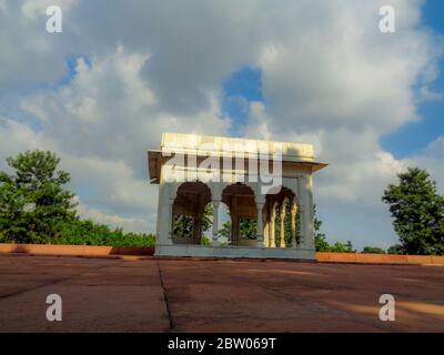 Red Fort Campus, Lal Qila Delhi - UNESCO-Weltkulturerbe, Indien Stockfoto