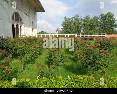 Red Fort Campus, Lal Qila Delhi - Weltkulturerbe, Indien Stockfoto