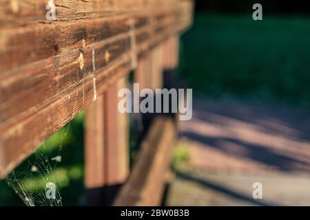 Pasa manos de madera Stockfoto