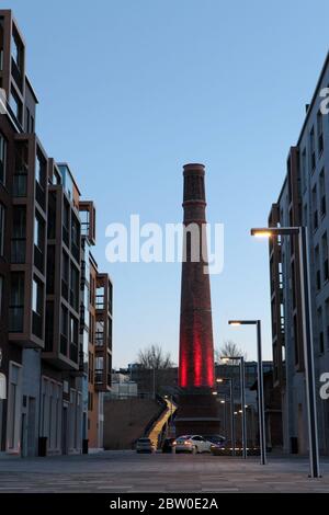 Ein neues Wohngebiet in Port Noblessner in Tallinn, Estland Stockfoto