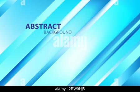 Geometrische blaue Farbverlauf abstrakten Hintergrund minimal mit Linien.Rahmen für Text Moderne Kunst Grafiken.Design Visitenkarten Idee.Kreatives Design Layout m Stock Vektor
