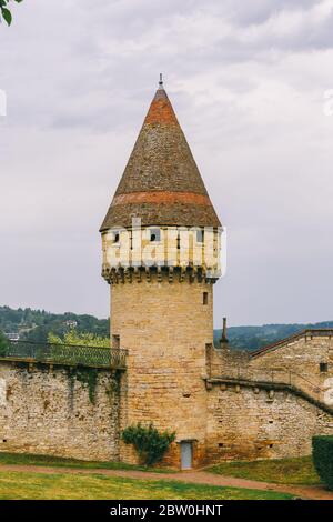 Fabry-Turm in Cluny, Burgund, Frankreich. Stockfoto