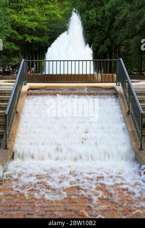 Brunnen in Linn Park, Birmingham, Alabama, USA Stockfoto