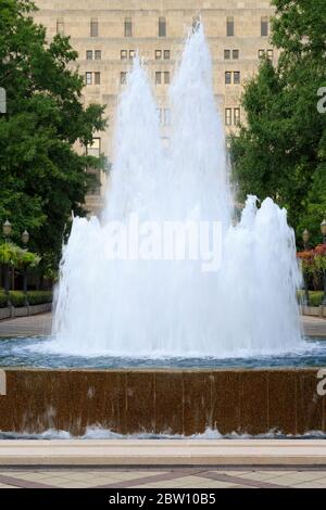 Brunnen in Linn Park, Birmingham, Alabama, USA Stockfoto