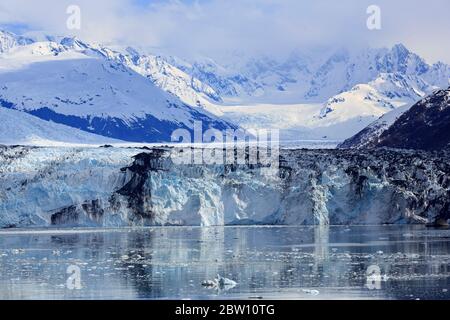 Harvard Clacier im College Fjord, Alaska, USA Stockfoto