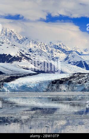 Harvard Clacier im College Fjord, Alaska, USA Stockfoto