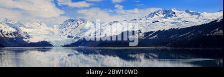 Harvard Clacier im College Fjord, Alaska, USA Stockfoto