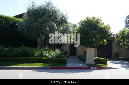 Holmby Hills, Kalifornien, USA 28. Mai 2020 EIN allgemeiner Blick auf die Atmosphäre von Andy William's Haus am 157 Delfern Drive am 28. Mai 2020 in Holmby Hills, Kalifornien, USA. Foto von Barry King/Alamy Stock Photo Stockfoto