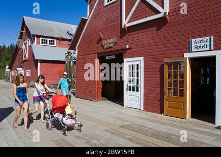 ICY Strait Point Cannery Museum, Hoonah City, Chichagof Island, Southeast Alaska, USA Stockfoto