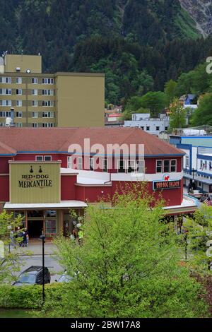 Die Innenstadt von Juneau, Alaska, USA Stockfoto