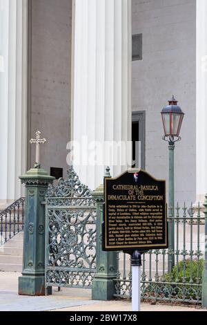 Kathedrale-Basilika der Unbefleckten Empfängnis, Mobile, Alabama, USA Stockfoto